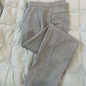 GAP Gray and Cream Trousers